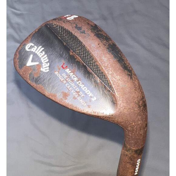 Callaway Mack Daddy 2 60° 14C Lob Wedge Rusty Raw Roger Cleveland Steel Shaft - Picture 2 of 14